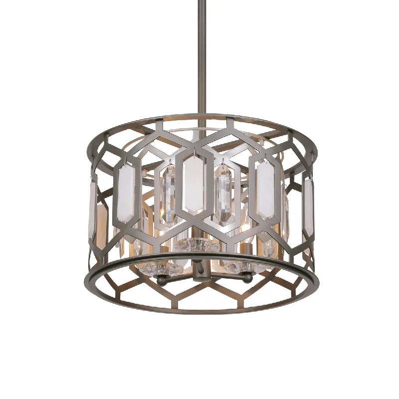 Adjustable Industrial Lighting for Flexible IlluminationHexly 16" 3 Lights Pendant Light Silver Finish Adjustable Industrial Lighting for Flexible IlluminationHexly 16" 3 Lights Pendant Light Silver Finish