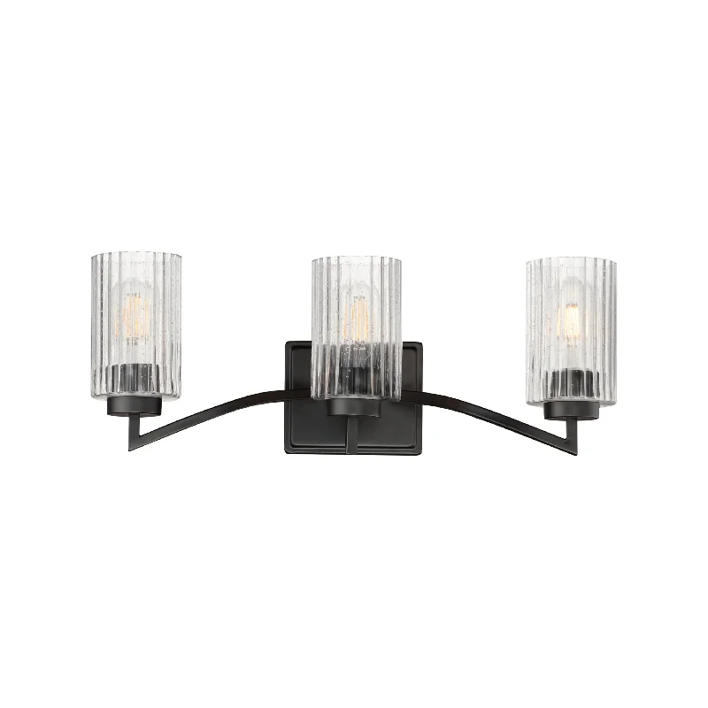 Track lighting with integrated LED driversRigata 3-Light Bath Vanity
