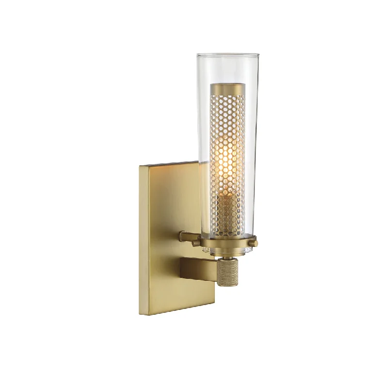 Industrial Lighting for Printing Press FacilitiesEmmerham 12" 1 Light Wall Sconce Soft Brass Finish Industrial Lighting for Printing Press FacilitiesEmmerham 12" 1 Light Wall Sconce Soft Brass Finish