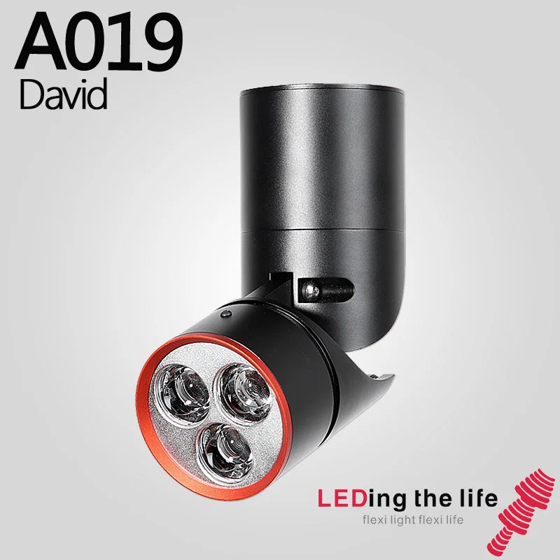 Track lighting for replacing old fluorescent fixturesA019 David LED focus surface mounted spotlight for home lighting Track lighting for replacing old fluorescent fixturesA019 David LED focus surface mounted spotlight for home lighting