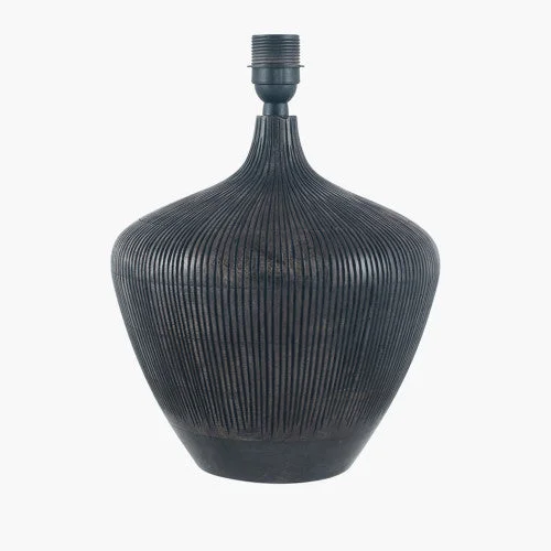 Track lighting for enhancing the architectureManaia Table Lamp Base Textured Wood- Antique Black& White Wash