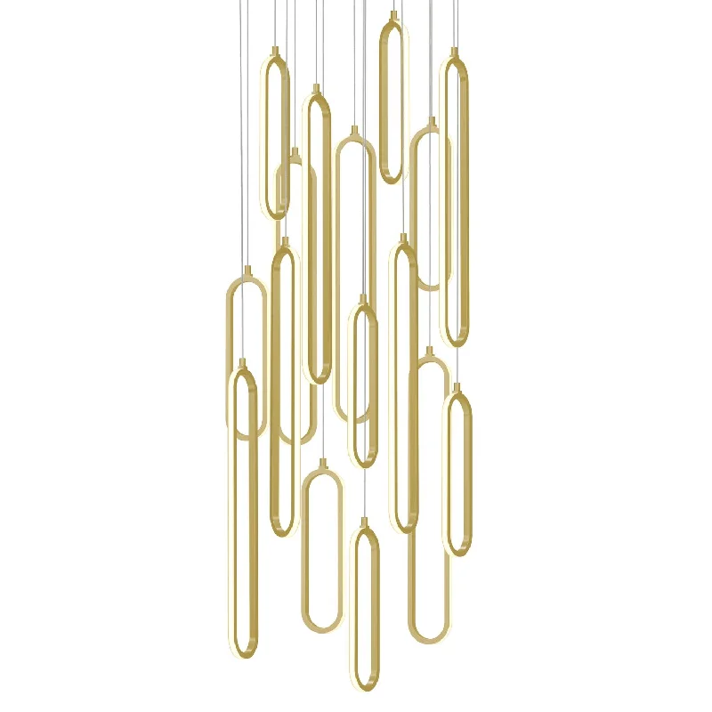 Explosion - Proof Industrial Lighting for Hazardous LocationsSienna 24'' Round Multi-Port LED Pendant Light, Gold Finish Explosion - Proof Industrial Lighting for Hazardous LocationsSienna 24'' Round Multi-Port LED Pendant Light, Gold Finish