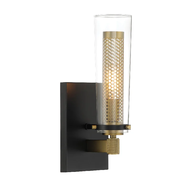 Industrial Ceiling - Mounted Lighting for Assembly PlantsEmmerham 12" 1 Light Wall Sconce Black Finish Industrial Ceiling - Mounted Lighting for Assembly PlantsEmmerham 12" 1 Light Wall Sconce Black Finish