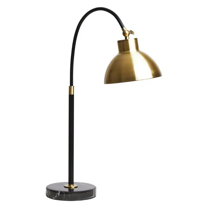 Track lighting for highlighting bookcasesNeston Gold Finish Metal Shade Table Lamp
