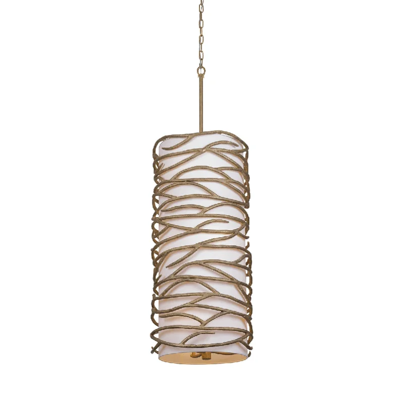 Industrial Lighting for Textile MillsBranch Reality 50" 9 Lights Pendant Light Gold Finish