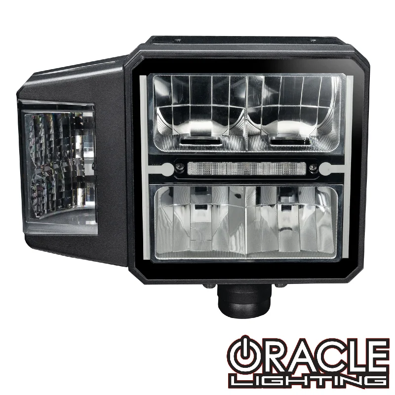 Track lighting for high - ceiling spacesORACLE Lighting Multifunction LED Plow Headlight with Heated Lens