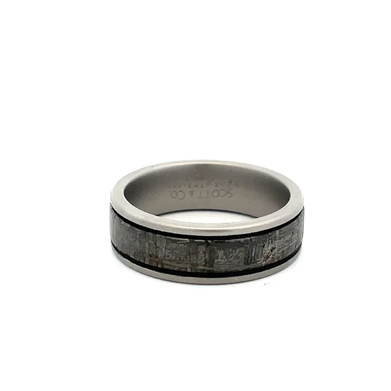 Cobalt Chrome Wedding Band