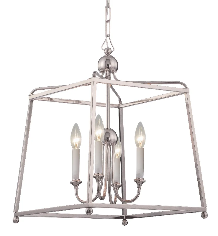 French Country Chandeliers with a Romantic AuraFrench Country Chandeliers with a Romantic Aura4 Light Polished Nickel Modern Chandelier - C193-2245-PN_NOSHADE French Country Chandeliers with a Romantic AuraFrench Country Chandeliers with a Romantic Aura4 Light Polished Nickel Modern Chandelier - C193-2245-PN_NOSHADE