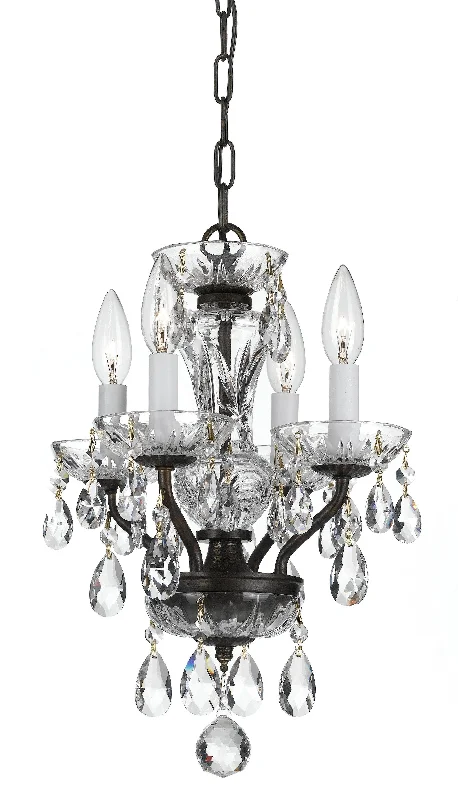 Modern Crystal Chandeliers for Contemporary HomesModern Crystal Chandeliers for Contemporary Homes4 Light English Bronze Crystal Mini Chandelier Draped In Clear Hand Cut Crystal - C193-5534-EB-CL-MWP Modern Crystal Chandeliers for Contemporary HomesModern Crystal Chandeliers for Contemporary Homes4 Light English Bronze Crystal Mini Chandelier Draped In Clear Hand Cut Crystal - C193-5534-EB-CL-MWP