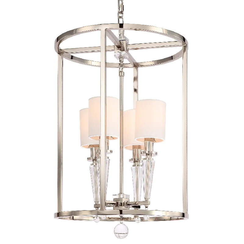 Ceiling - Mounted Chandeliers for Standard CeilingsCeiling - Mounted Chandeliers for Standard Ceilings4 Light Polished Nickel Modern Chandelier - C193-8104-PN Ceiling - Mounted Chandeliers for Standard CeilingsCeiling - Mounted Chandeliers for Standard Ceilings4 Light Polished Nickel Modern Chandelier - C193-8104-PN