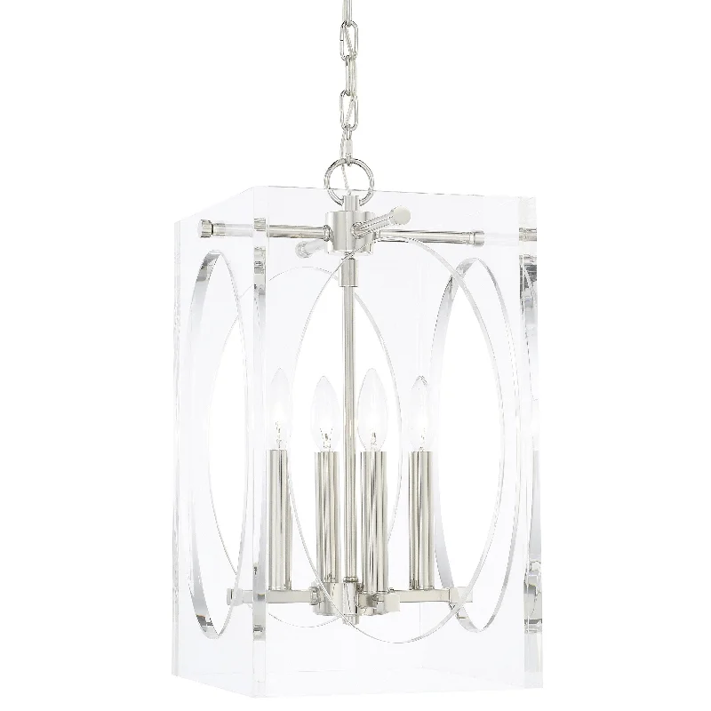 Chandeliers with Murano Glass for a High - End Artistic TouchChandeliers with Murano Glass for a High - End Artistic Touch4 Light Polished Nickel Modern Chandelier - C193-8874-PN Chandeliers with Murano Glass for a High - End Artistic TouchChandeliers with Murano Glass for a High - End Artistic Touch4 Light Polished Nickel Modern Chandelier - C193-8874-PN