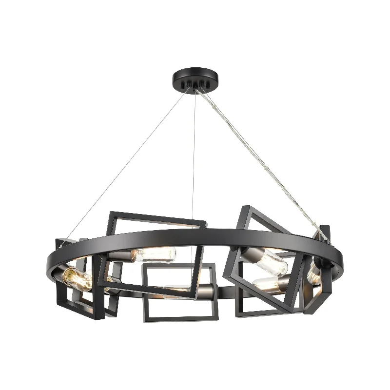 Chandeliers with Metal Frames in Bronze FinishChandeliers with Metal Frames in Bronze FinishNorthwest Passage 7 Light Chandelier