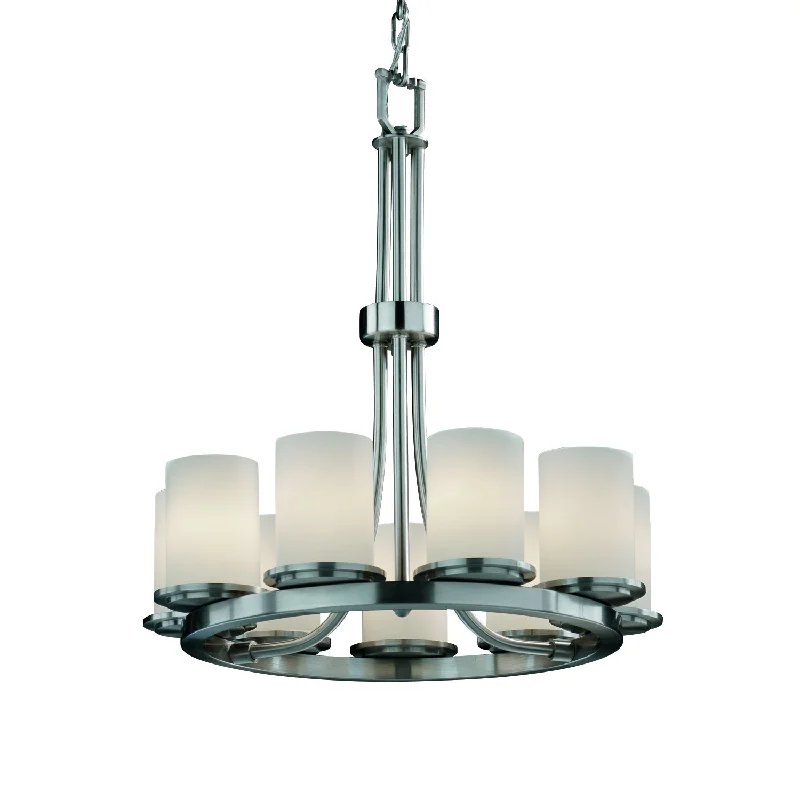 Chandeliers with Clear Crystal for a Sparkling EffectChandeliers with Clear Crystal for a Sparkling EffectJustice Designs Fusion FSN-8766-10-OPAL-NCKL Chandelier Light - Brushed Nickel Chandeliers with Clear Crystal for a Sparkling EffectChandeliers with Clear Crystal for a Sparkling EffectJustice Designs Fusion FSN-8766-10-OPAL-NCKL Chandelier Light - Brushed Nickel