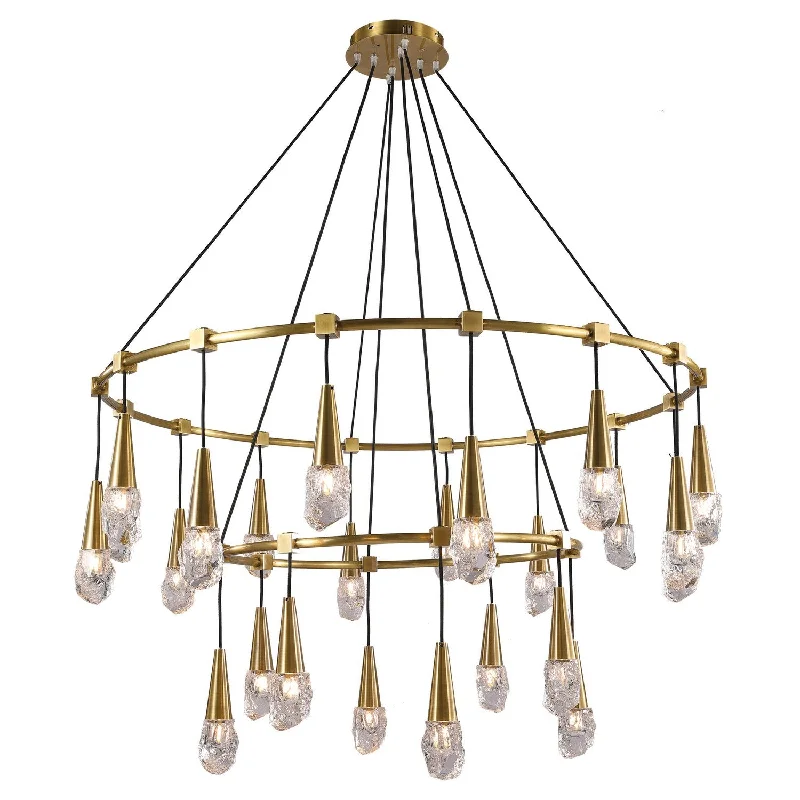 Chandeliers with Multiple Lights for Maximum IlluminationChandeliers with Multiple Lights for Maximum IlluminationKanova & Co. Ayla KCH3104-24BS Chandelier Light - Burnished Brass Chandeliers with Multiple Lights for Maximum IlluminationChandeliers with Multiple Lights for Maximum IlluminationKanova & Co. Ayla KCH3104-24BS Chandelier Light - Burnished Brass