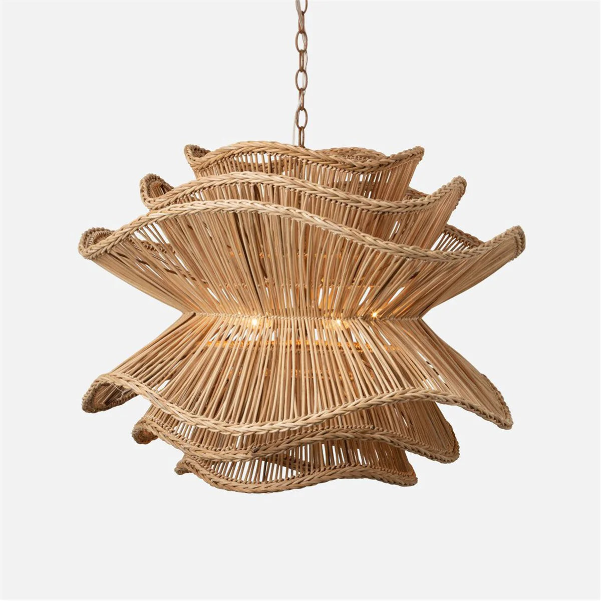 Mid - Century Modern Chandeliers for Vintage AppealMid - Century Modern Chandeliers for Vintage AppealMade Goods Alondra Wavy Rattan 30-Inch Chandelier Mid - Century Modern Chandeliers for Vintage AppealMid - Century Modern Chandeliers for Vintage AppealMade Goods Alondra Wavy Rattan 30-Inch Chandelier