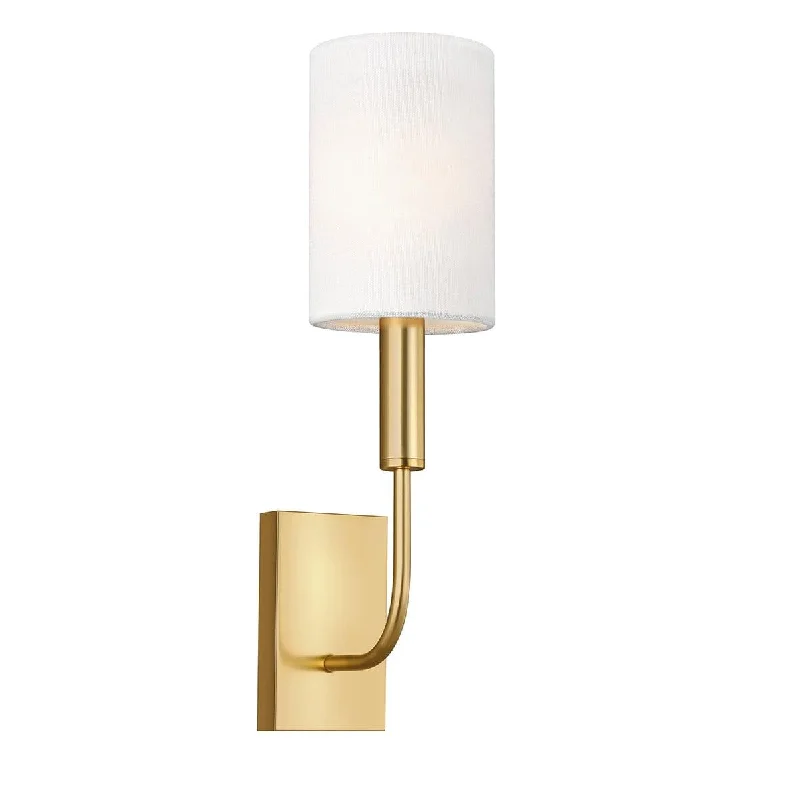 USB Charging Port Floor Lamp for Convenient Device ChargingUSB Charging Port Floor Lamp for Convenient Device ChargingFeiss Brianna 1 Light Brass Wall Light