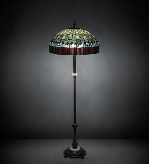 Bohemian Inspired Floor Lamp for Eclectic Home DecorBohemian Inspired Floor Lamp for Eclectic Home DecorMeyda Lighting 229127 62" High Tiffany Candice Floor Lamp