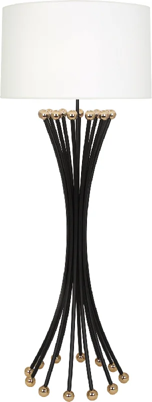 Marble Base Floor Lamp for a Touch of LuxuryMarble Base Floor Lamp for a Touch of LuxuryRobert Abbey Lighting BL476 Jonathan Adler Biarritz Lamp Blackened Metal W/Polished Brass