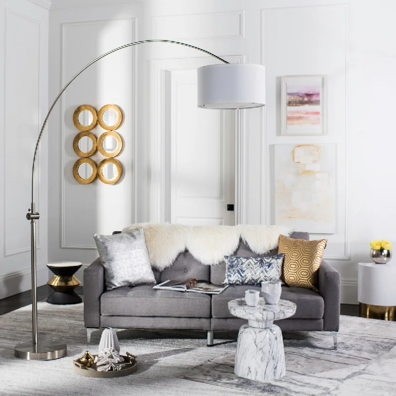 Smart Floor Lamp with Voice Control and Bluetooth ConnectivitySmart Floor Lamp with Voice Control and Bluetooth ConnectivitySAFAVIEH Lighting Brenna 86-inch Arc Floor Lamp - 72"x18"x86" - Nickel - 72Wx18Dx86H Smart Floor Lamp with Voice Control and Bluetooth ConnectivitySmart Floor Lamp with Voice Control and Bluetooth ConnectivitySAFAVIEH Lighting Brenna 86-inch Arc Floor Lamp - 72"x18"x86" - Nickel - 72Wx18Dx86H