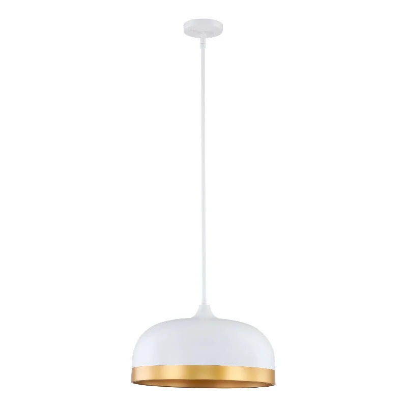Mediterranean - Style Ceiling Lights with Terra - Cotta and Ceramic DetailsMediterranean - Style Ceiling Lights with Terra - Cotta and Ceramic DetailsAmarra Pendant - Matte White - 16in. Diameter - E26 Medium Base