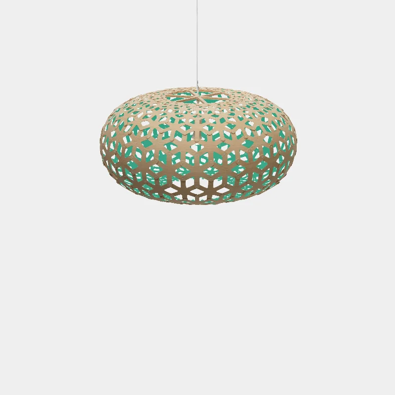 Scandinavian Style Ceiling Lights with Light Wood AccentsScandinavian Style Ceiling Lights with Light Wood AccentsAqua Snowflake Pendants