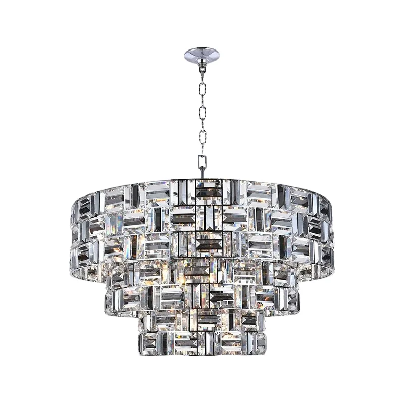 Contemporary Ceiling Lights with Unique, Abstract ShapesContemporary Ceiling Lights with Unique, Abstract ShapesAurora NewYork Pendant Chandelier - Three Tier - Width: 98cm Contemporary Ceiling Lights with Unique, Abstract ShapesContemporary Ceiling Lights with Unique, Abstract ShapesAurora NewYork Pendant Chandelier - Three Tier - Width: 98cm