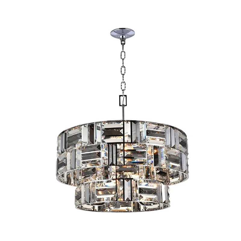 Crystal Ceiling Lights with High - Quality Swarovski CrystalsCrystal Ceiling Lights with High - Quality Swarovski CrystalsAurora NewYork Pendant Chandelier - Two Tier - Width: 52cm Crystal Ceiling Lights with High - Quality Swarovski CrystalsCrystal Ceiling Lights with High - Quality Swarovski CrystalsAurora NewYork Pendant Chandelier - Two Tier - Width: 52cm