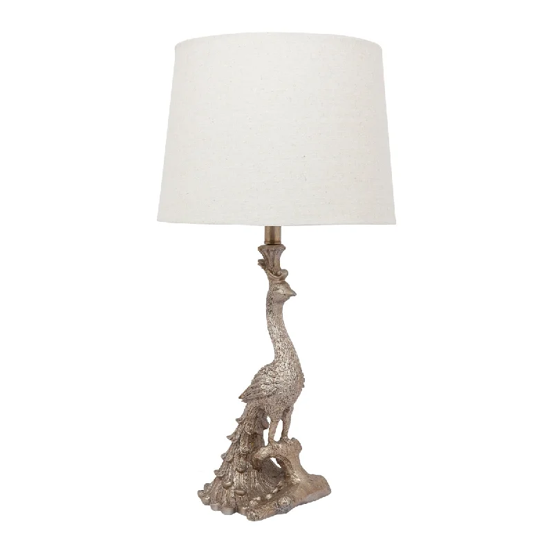 ceramic table lamps with hand painted designs for an artistic touchceramic table lamps with hand painted designs for an artistic touchPeacock Table Lamp - Champagne Gold