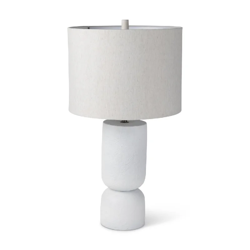 mid century modern table lamps with iconic designs for a stylish studymid century modern table lamps with iconic designs for a stylish studyEverly Table Lamp White Cement | White Shade