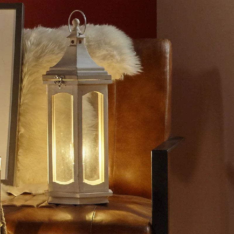 industrial style table lamps with exposed bulbs for loft apartmentsindustrial style table lamps with exposed bulbs for loft apartmentsAdaline White Wash Wood Lantern Table Lamp