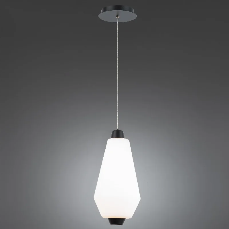 Scandinavian Style Ceiling Lights with Light Wood AccentsScandinavian Style Ceiling Lights with Light Wood AccentsWAC Amelia PD-39214-BK Pendant Light - Black