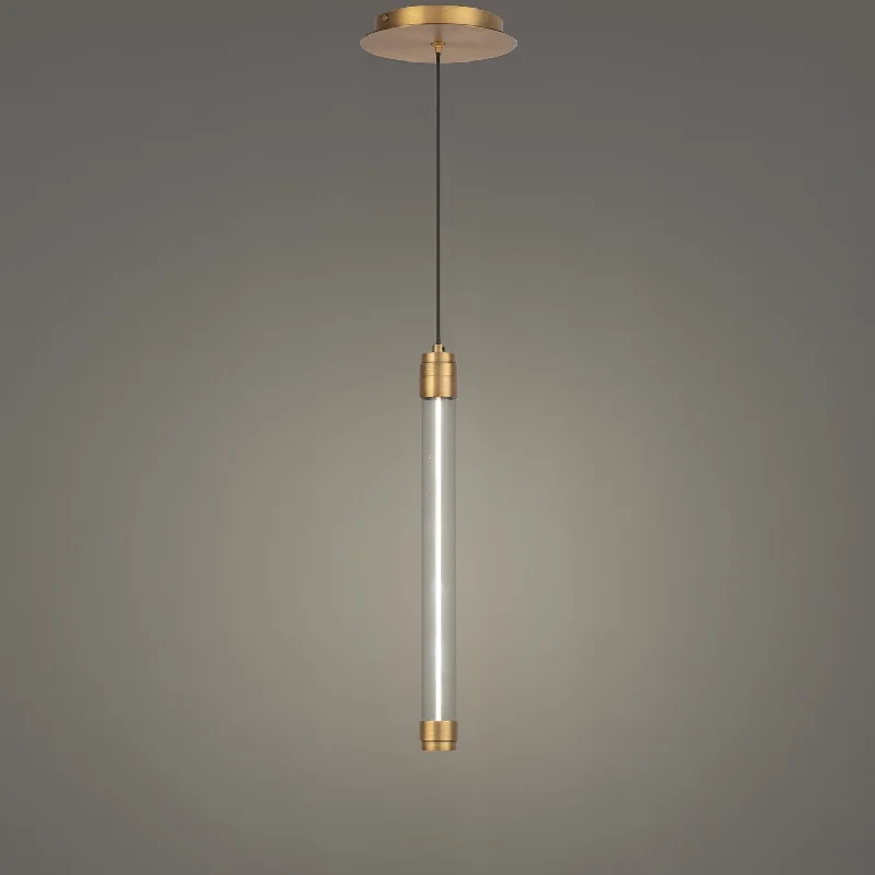 Metal Ceiling Lights in Brass, Copper, Stainless Steel, and IronMetal Ceiling Lights in Brass, Copper, Stainless Steel, and IronWAC Jedi PD-51315-AB Pendant Light - Aged Brass